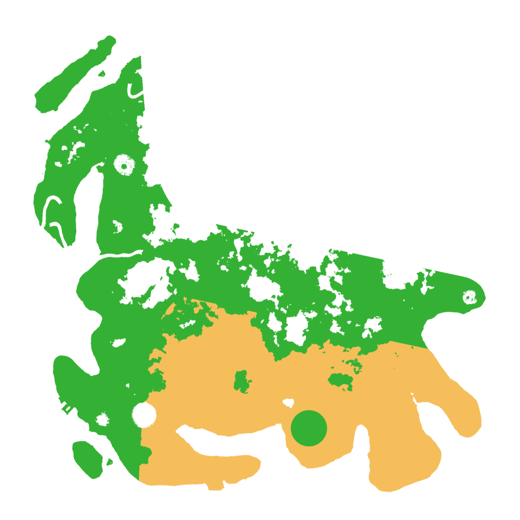 Biome Rust Map: Procedural Map, Size: 3800, Seed: 354785