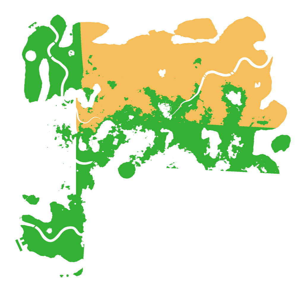Biome Rust Map: Procedural Map, Size: 5000, Seed: 1761434533