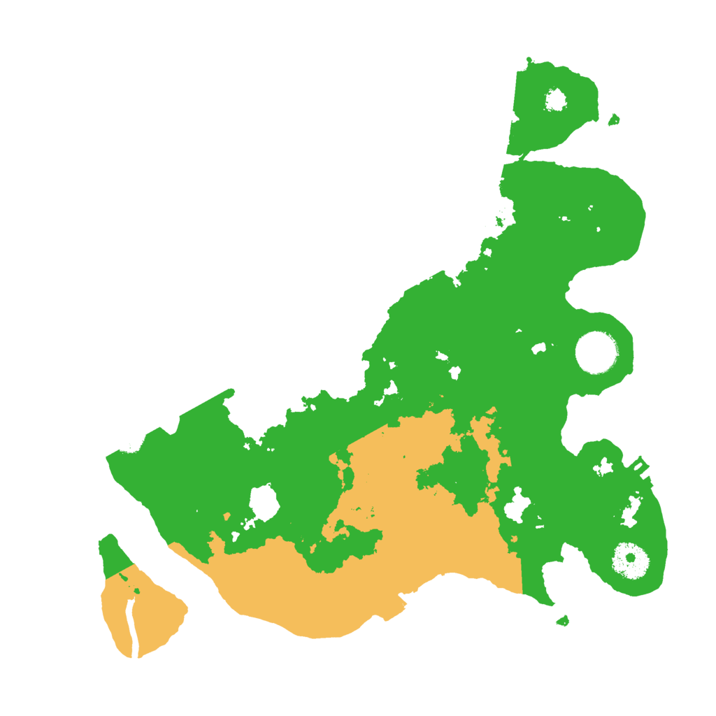 Biome Rust Map: Procedural Map, Size: 3000, Seed: 11561