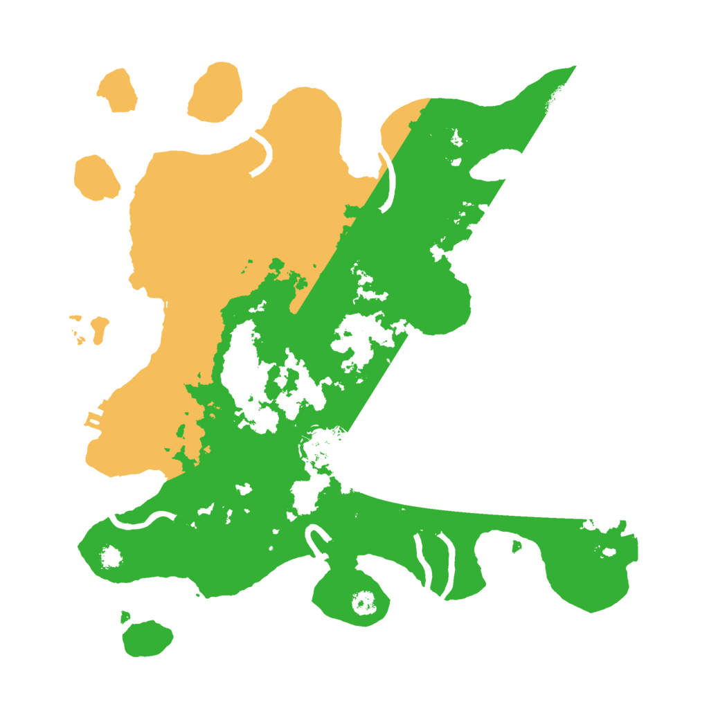 Biome Rust Map: Procedural Map, Size: 3000, Seed: 388424504