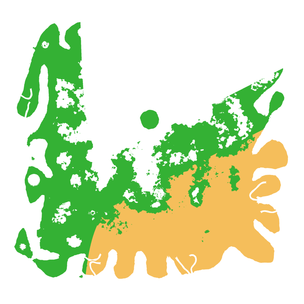 Biome Rust Map: Procedural Map, Size: 4500, Seed: 1134537525