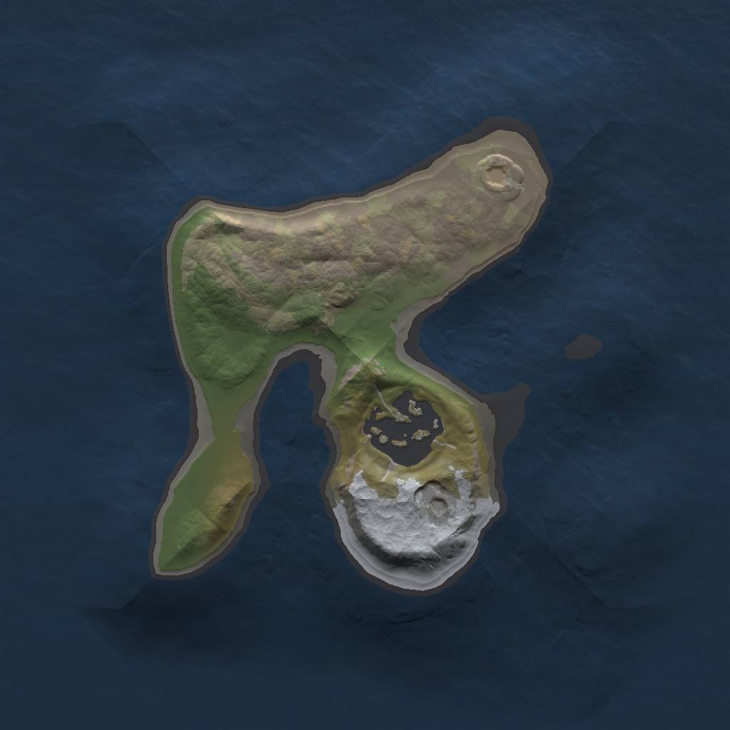 Rust Map: Barren, Size: 1500, Seed: 5532, 3 Monuments