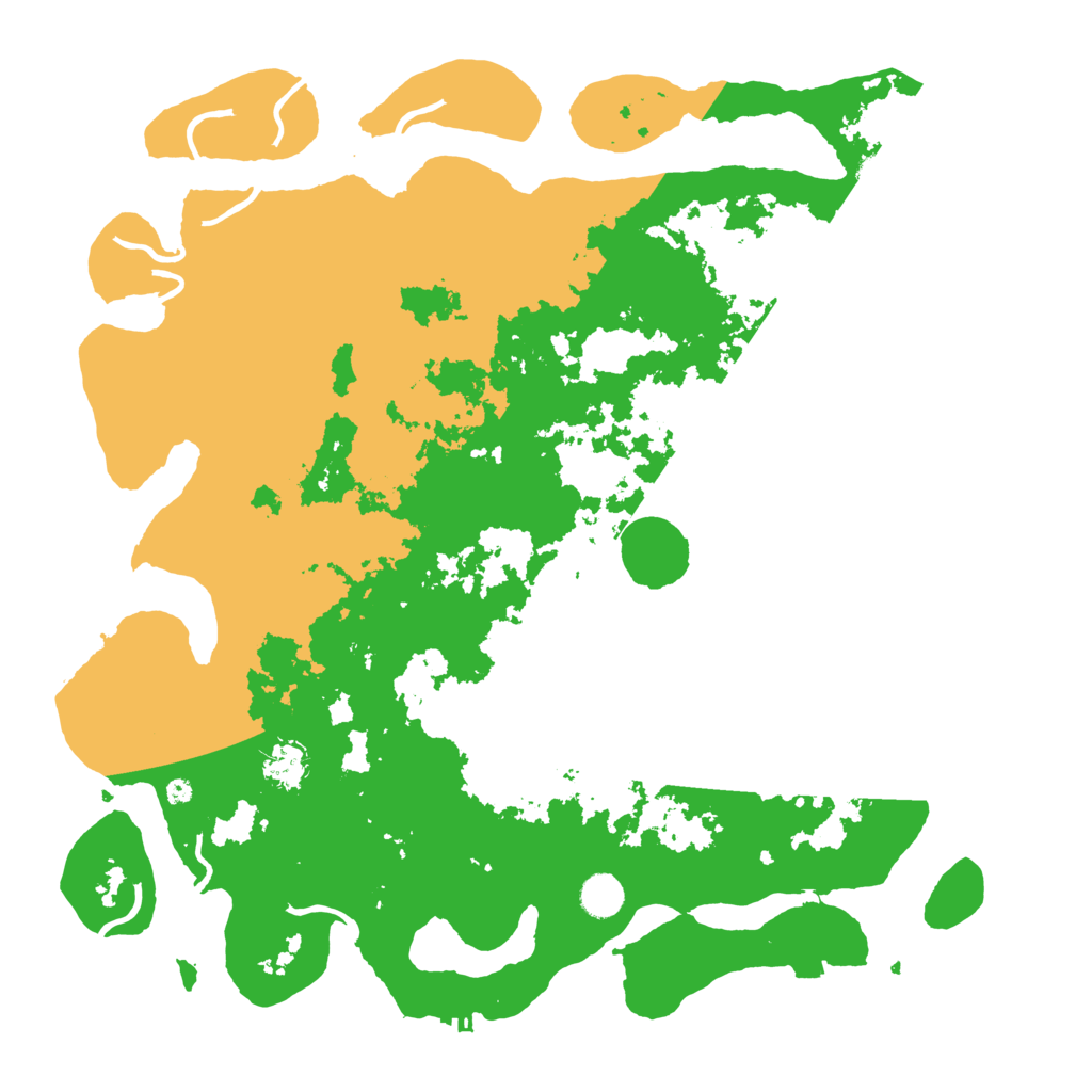 Biome Rust Map: Procedural Map, Size: 4400, Seed: 39786518