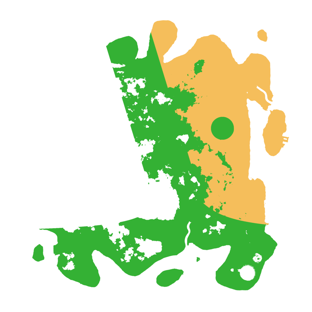 Biome Rust Map: Procedural Map, Size: 3600, Seed: 695