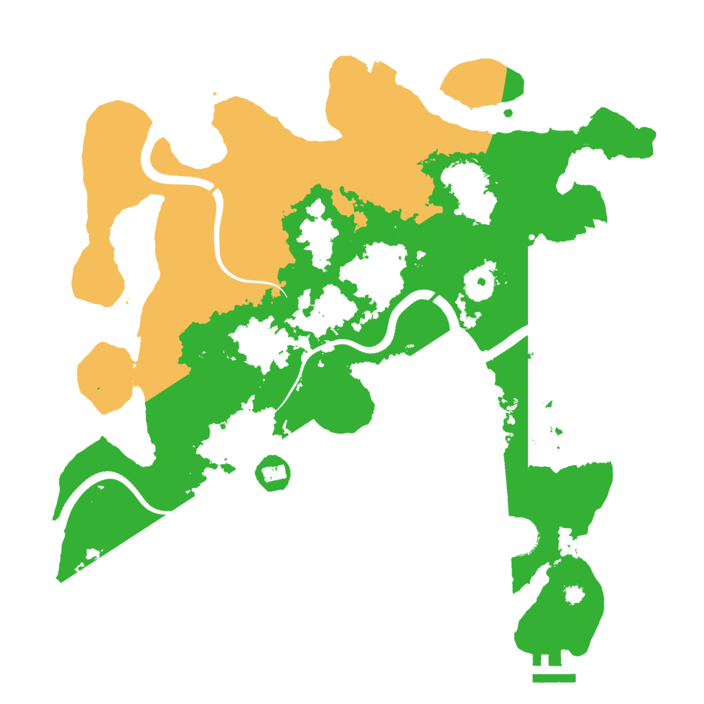 Biome Rust Map: Procedural Map, Size: 3300, Seed: 1373146928