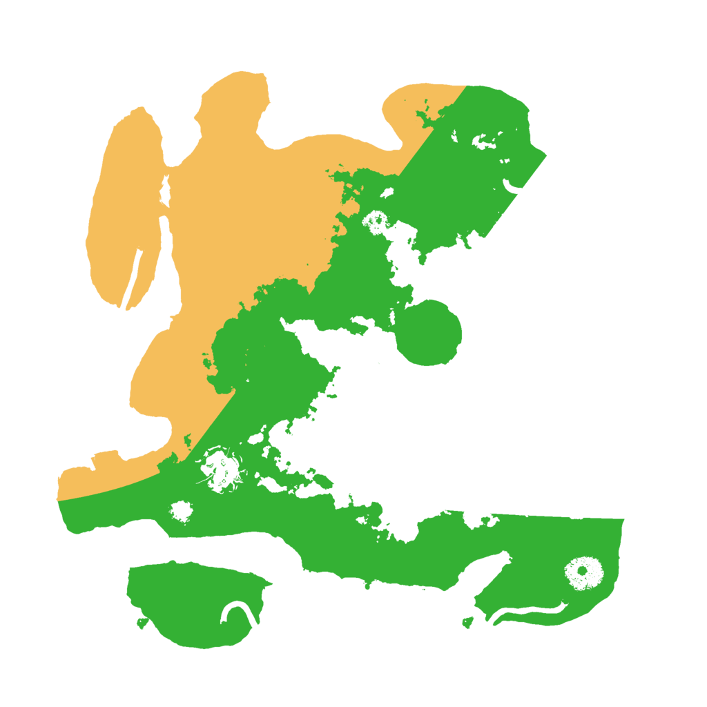 Biome Rust Map: Procedural Map, Size: 3000, Seed: 23423