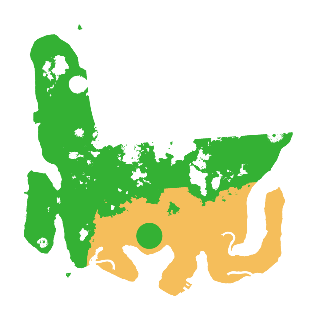 Biome Rust Map: Procedural Map, Size: 3200, Seed: 838058372