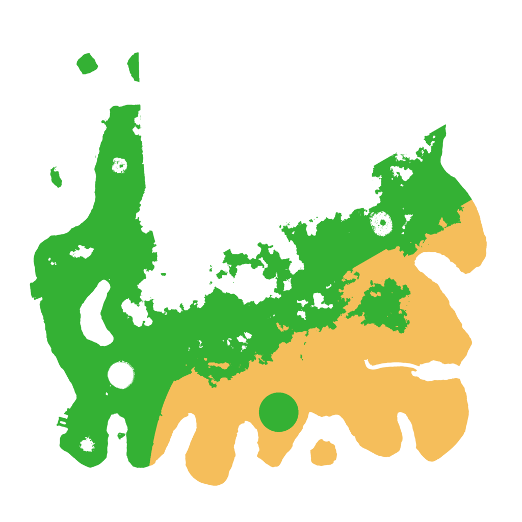 Biome Rust Map: Procedural Map, Size: 3500, Seed: 678956764