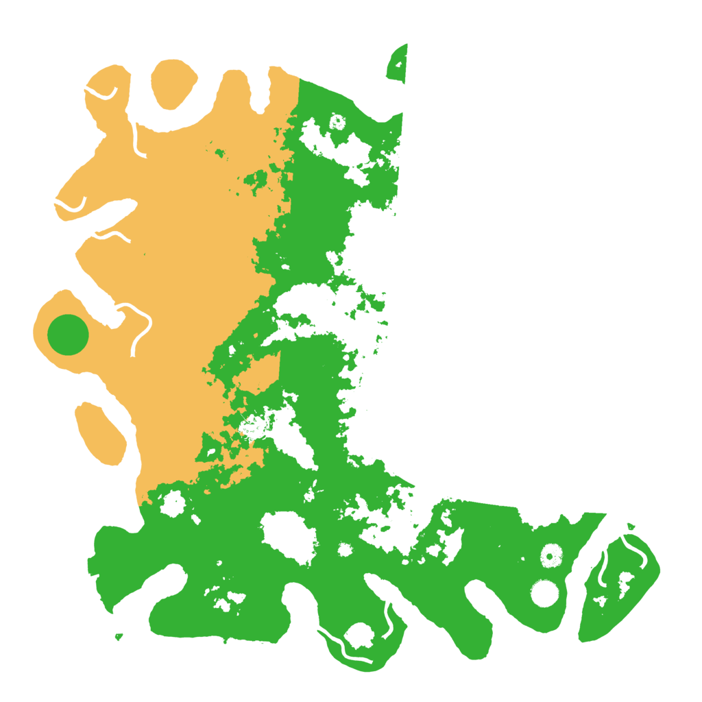 Biome Rust Map: Procedural Map, Size: 4500, Seed: 851170731