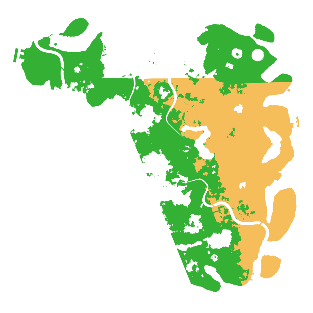 Biome Rust Map: Procedural Map, Size: 4500, Seed: 194010