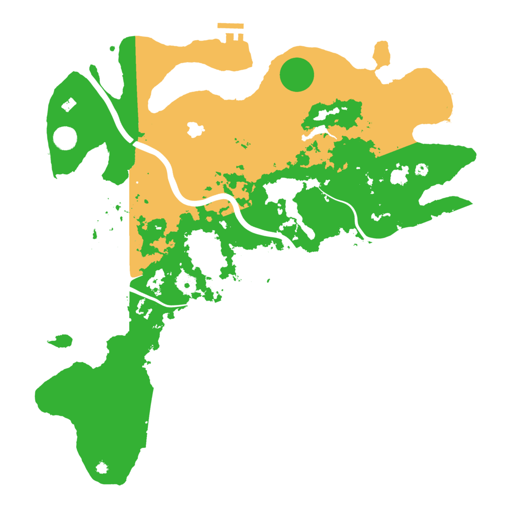 Biome Rust Map: Procedural Map, Size: 4000, Seed: 523847764