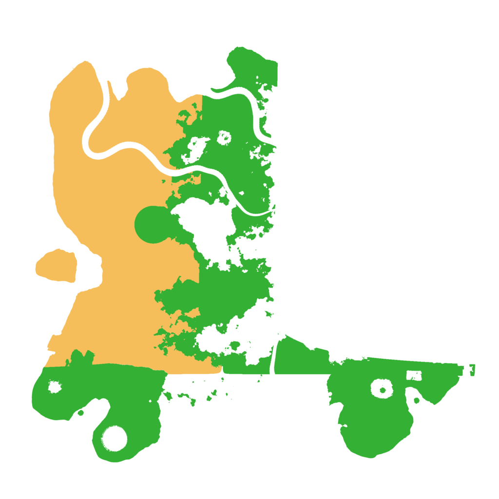 Biome Rust Map: Procedural Map, Size: 3500, Seed: 719174333