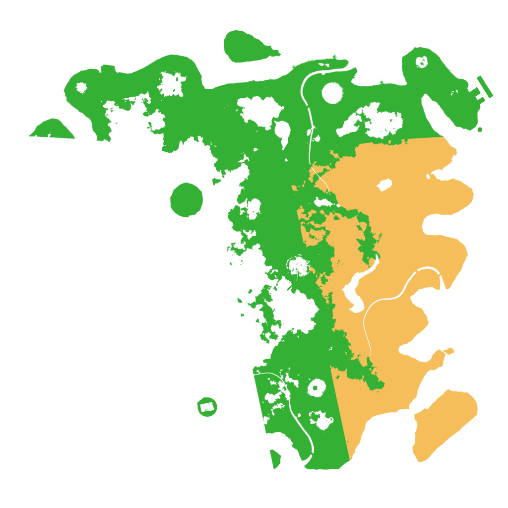 Biome Rust Map: Procedural Map, Size: 4250, Seed: 937836666