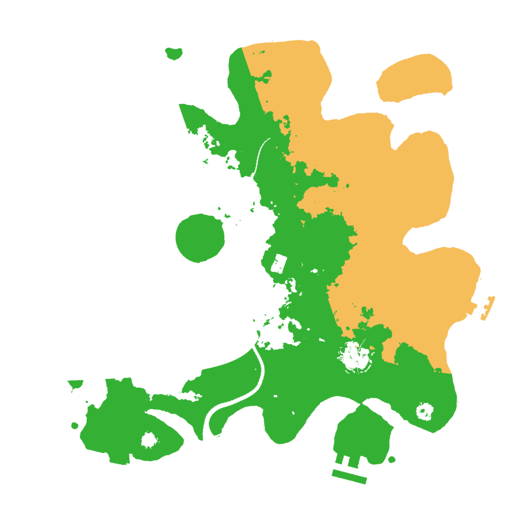 Biome Rust Map: Procedural Map, Size: 3000, Seed: 667923087