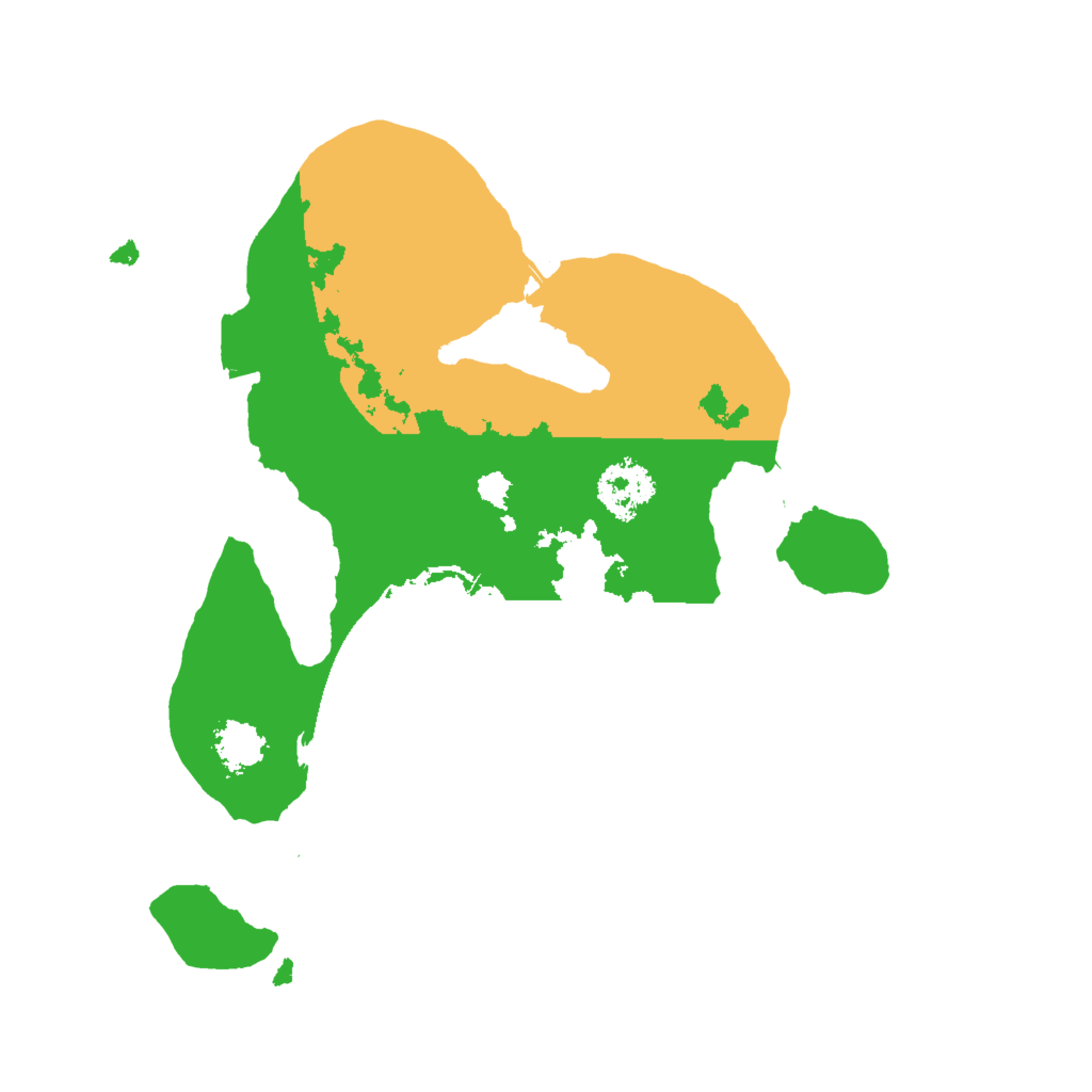 Biome Rust Map: Procedural Map, Size: 2000, Seed: 780902647