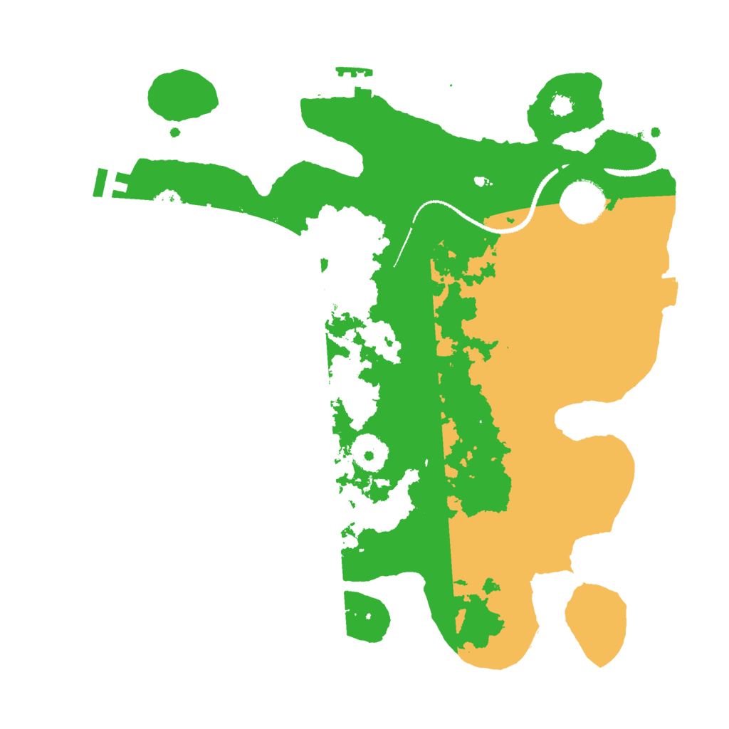 Biome Rust Map: Procedural Map, Size: 3000, Seed: 11168