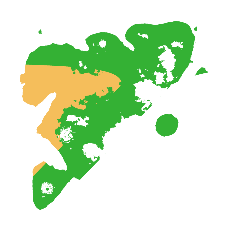 Biome Rust Map: Procedural Map, Size: 3000, Seed: 1058750004
