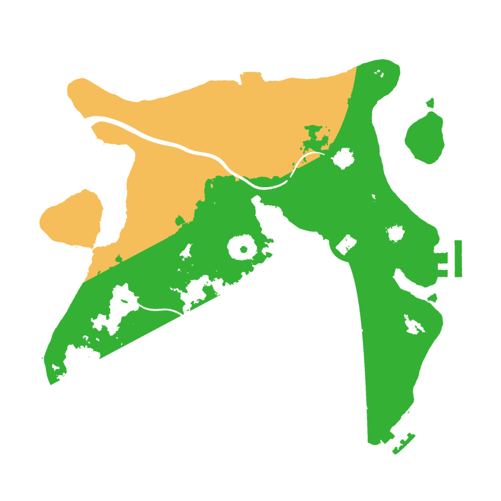 Biome Rust Map: Procedural Map, Size: 2750, Seed: 498935512