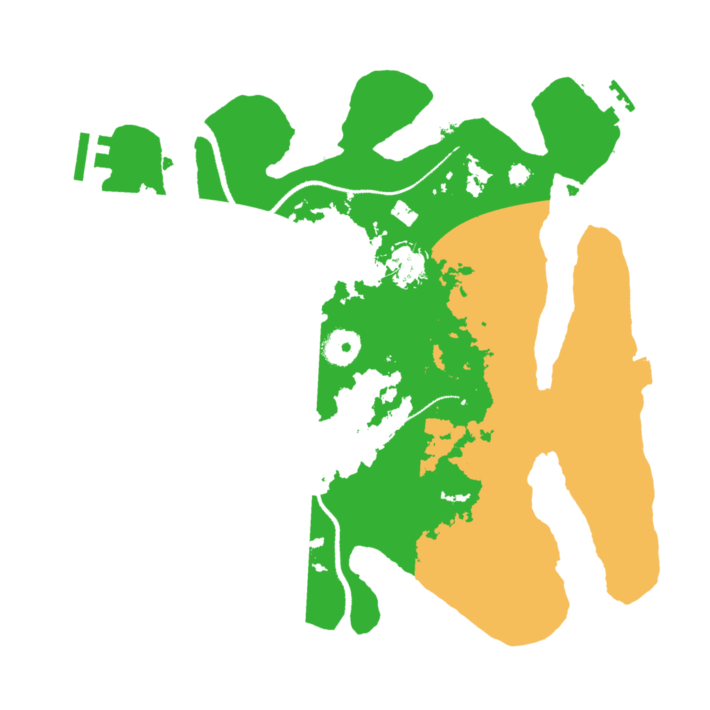 Biome Rust Map: Procedural Map, Size: 3000, Seed: 904166728