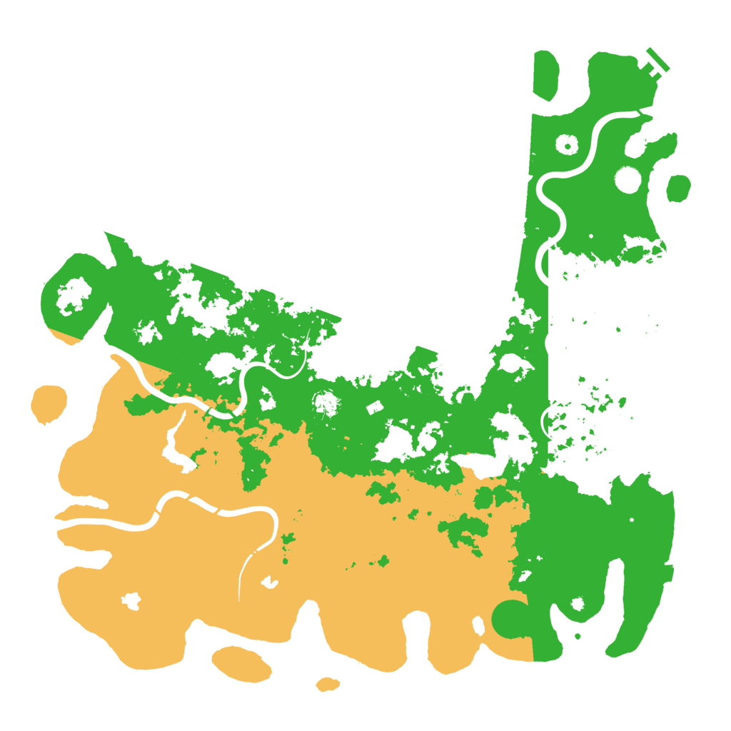 Biome Rust Map: Procedural Map, Size: 5000, Seed: 945804049