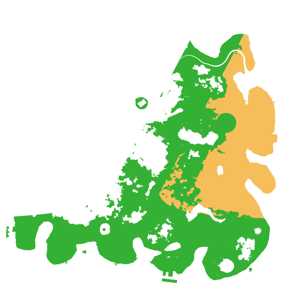 Biome Rust Map: Procedural Map, Size: 4000, Seed: 528875663