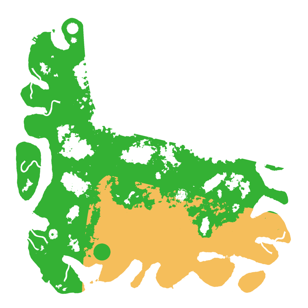 Biome Rust Map: Procedural Map, Size: 4800, Seed: 191197