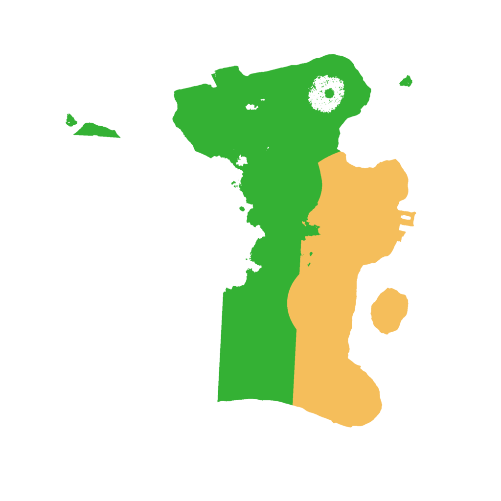 Biome Rust Map: Procedural Map, Size: 2100, Seed: 904166728