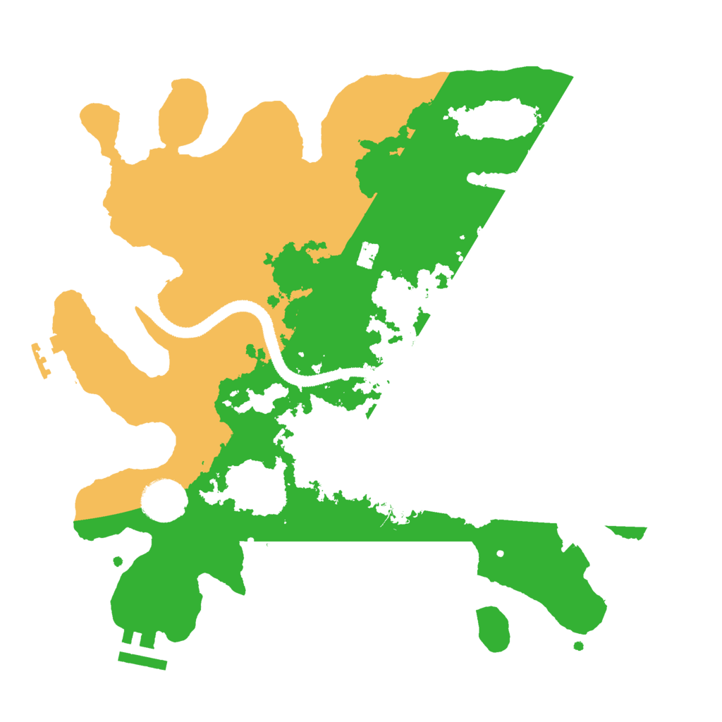 Biome Rust Map: Procedural Map, Size: 3000, Seed: 1408441778