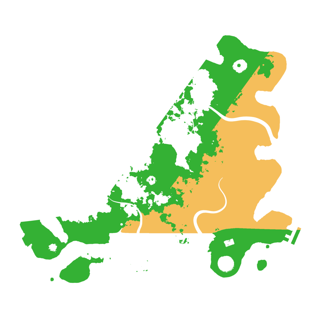 Biome Rust Map: Procedural Map, Size: 3500, Seed: 1681437691