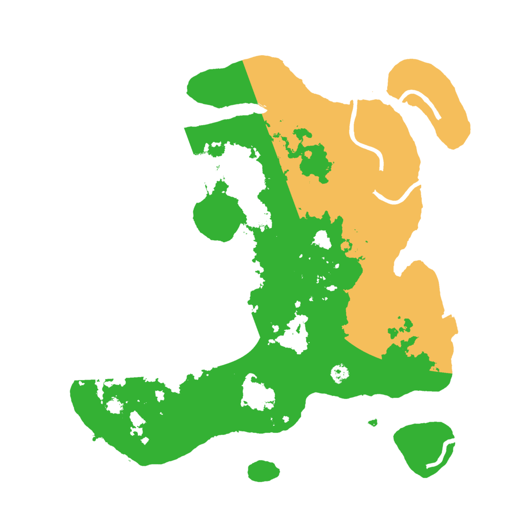 Biome Rust Map: Procedural Map, Size: 3000, Seed: 8624751