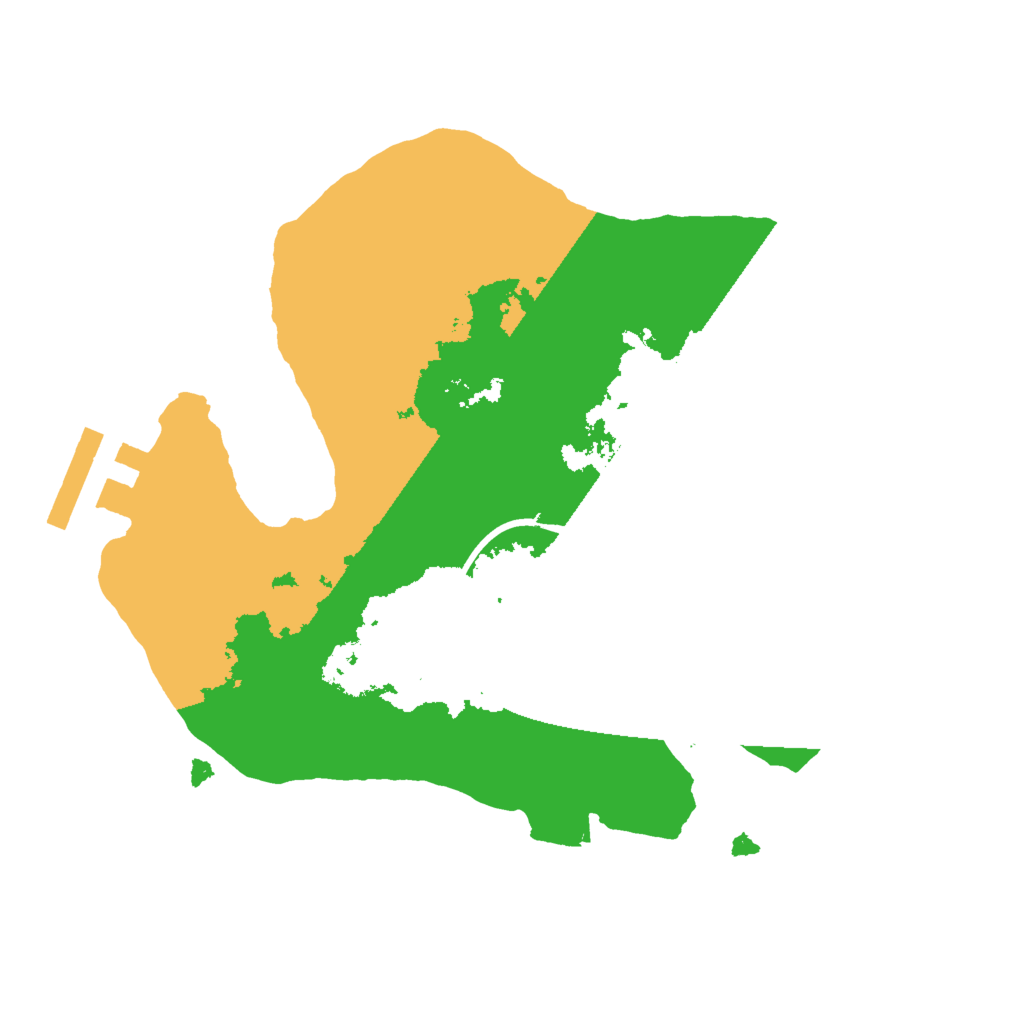 Biome Rust Map: Procedural Map, Size: 2000, Seed: 550314656