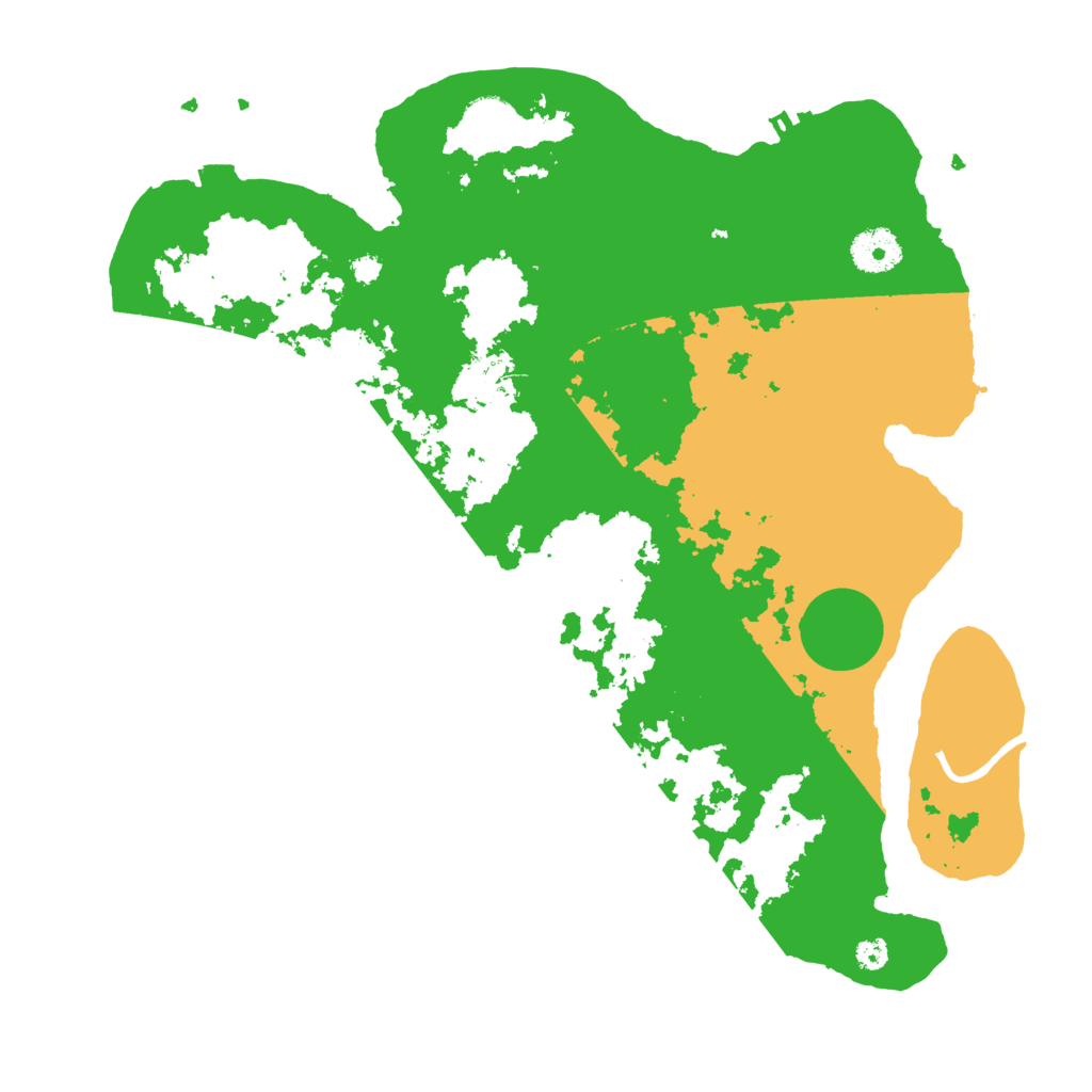 Biome Rust Map: Procedural Map, Size: 3500, Seed: 2014096354