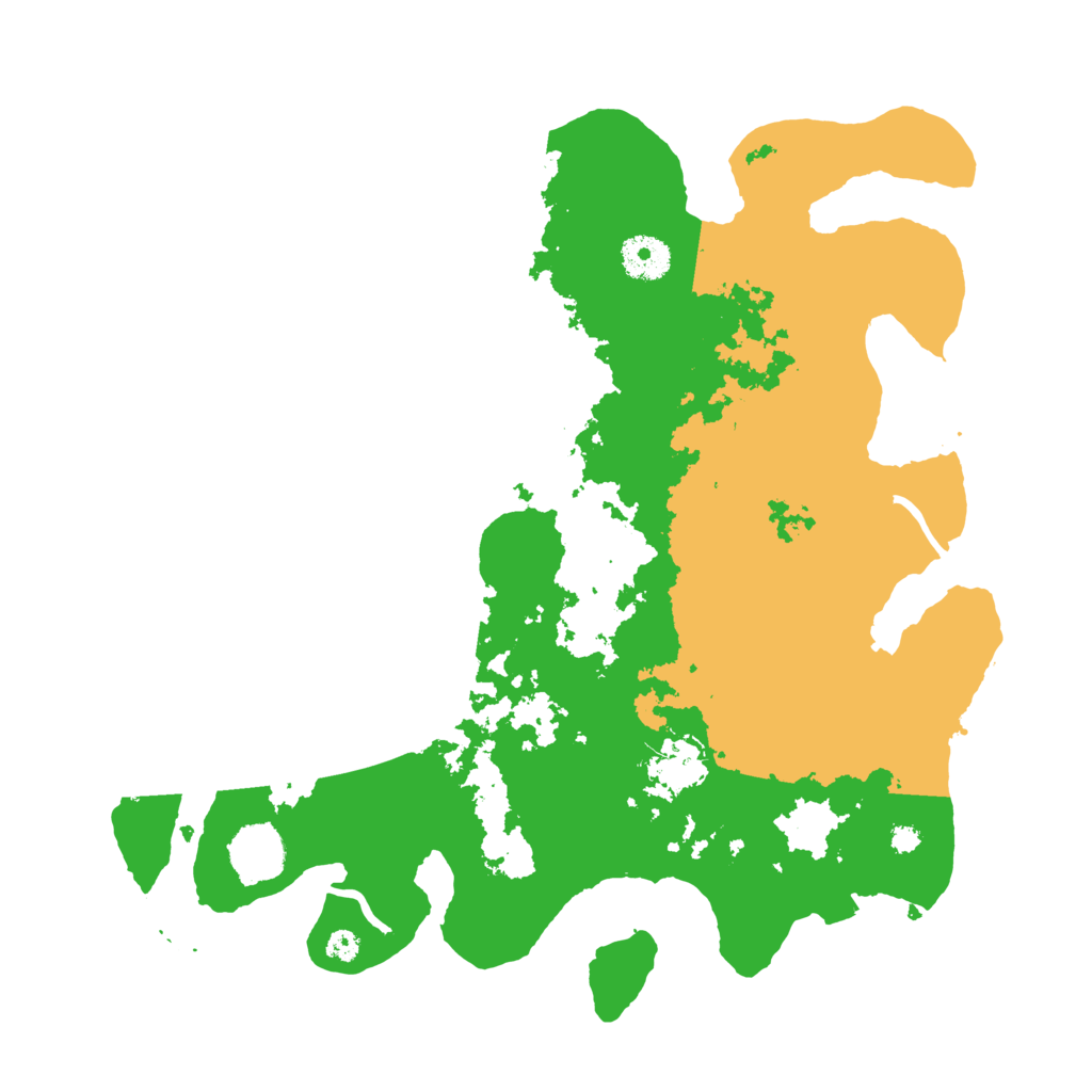 Biome Rust Map: Procedural Map, Size: 3500, Seed: 1467936749