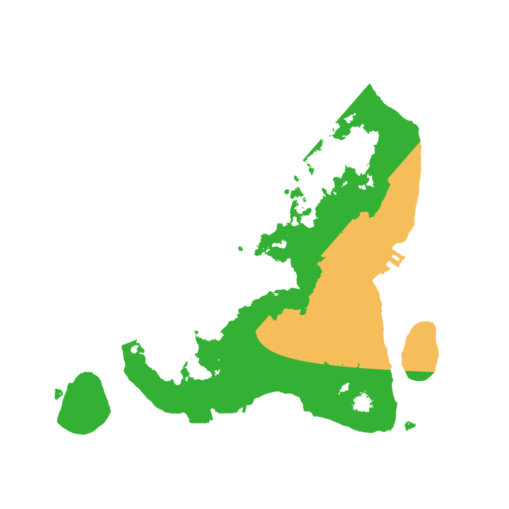 Biome Rust Map: Procedural Map, Size: 2500, Seed: 1566777372