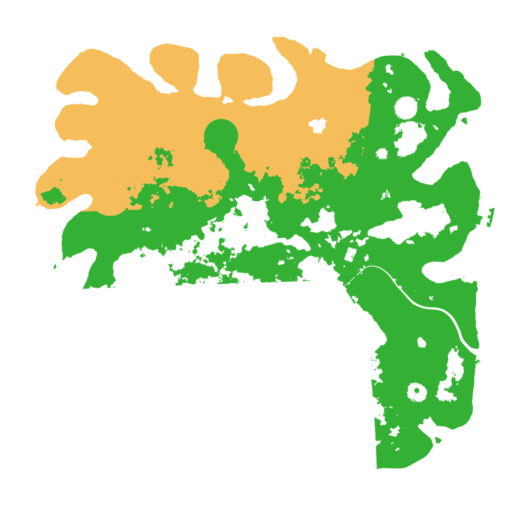 Biome Rust Map: Procedural Map, Size: 4000, Seed: 64221267