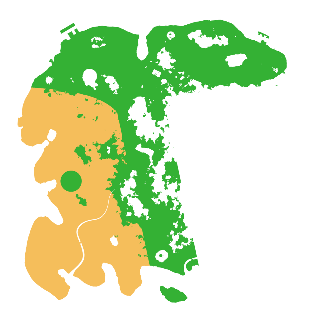 Biome Rust Map: Procedural Map, Size: 4000, Seed: 1786006293