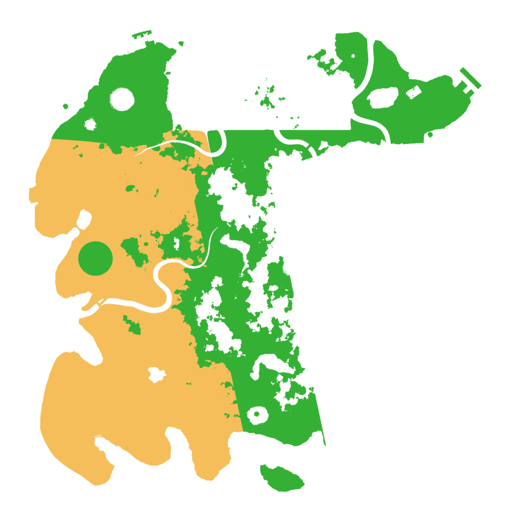 Biome Rust Map: Procedural Map, Size: 4000, Seed: 1786006293