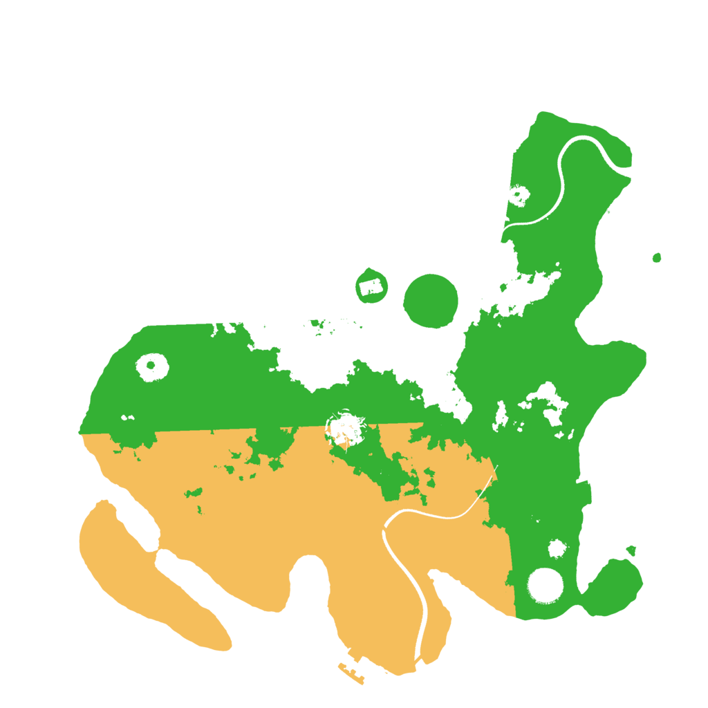 Biome Rust Map: Procedural Map, Size: 3500, Seed: 1490443392