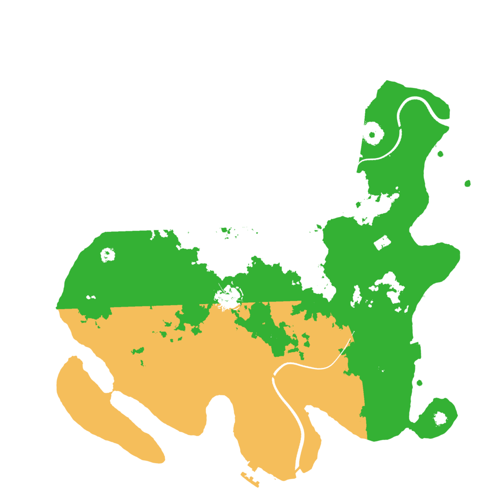 Biome Rust Map: Procedural Map, Size: 3500, Seed: 1490443392