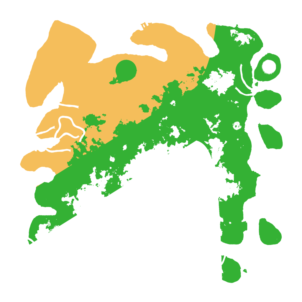 Biome Rust Map: Procedural Map, Size: 3800, Seed: 48331459