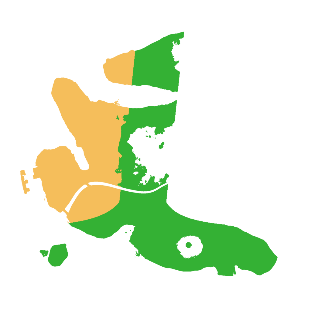 Biome Rust Map: Procedural Map, Size: 2000, Seed: 1911