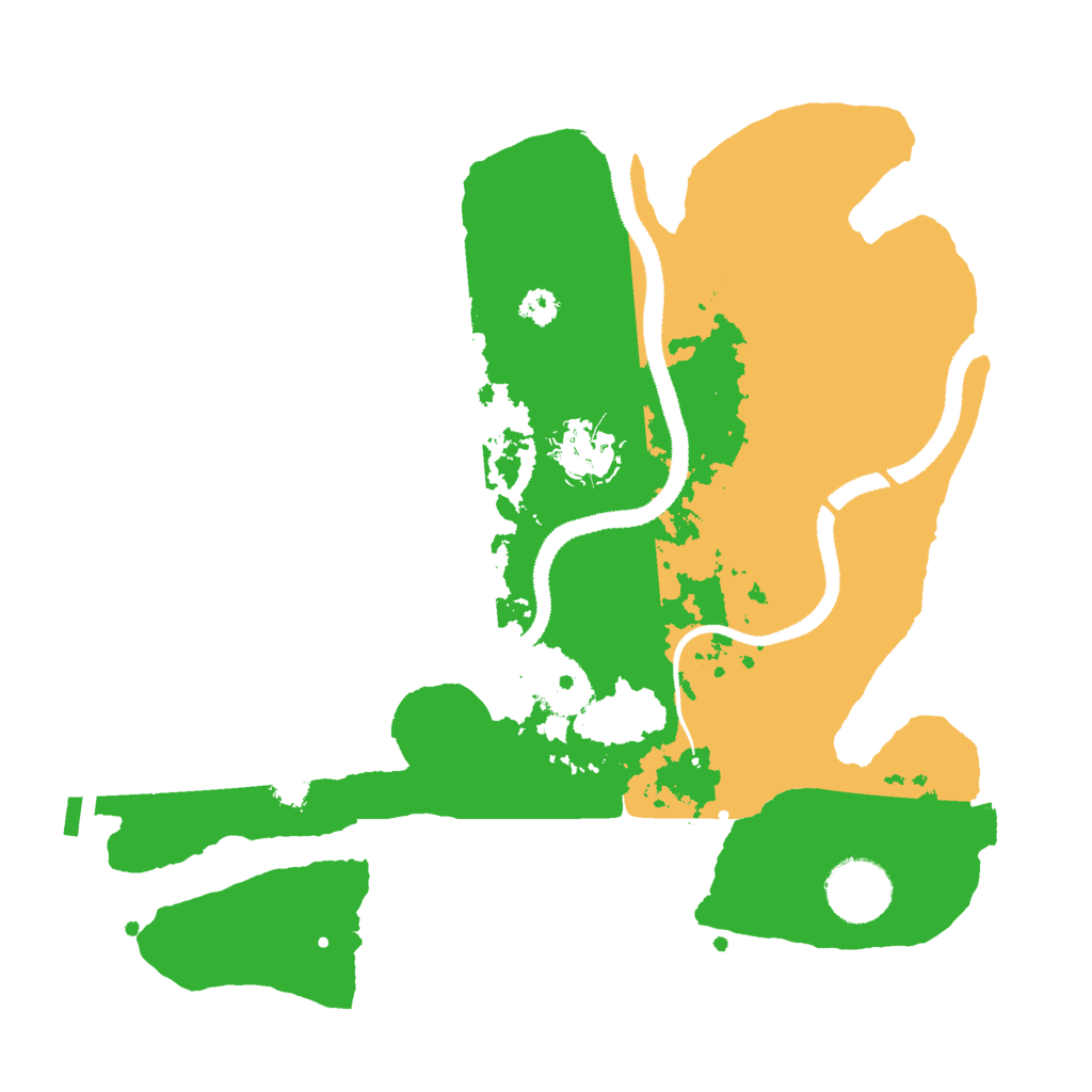 Biome Rust Map: Procedural Map, Size: 3000, Seed: 9724853