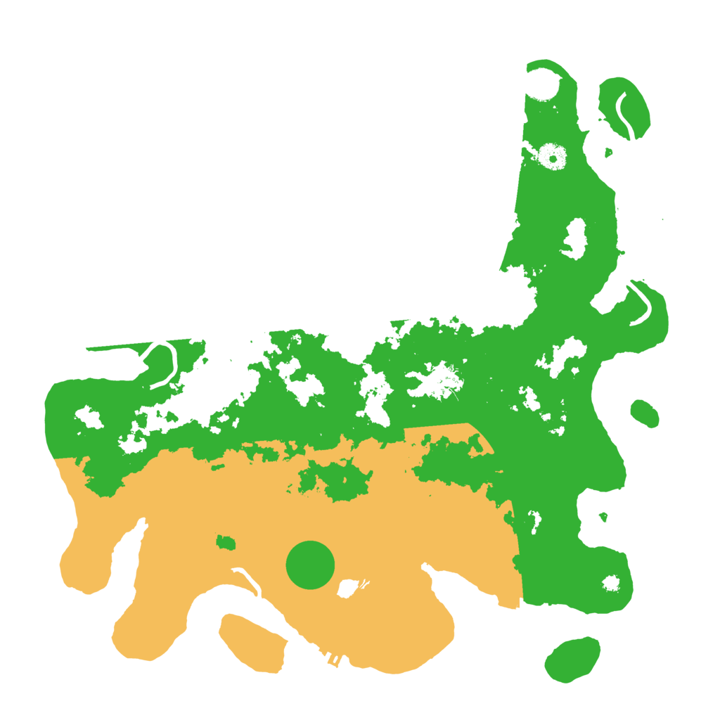 Biome Rust Map: Procedural Map, Size: 3900, Seed: 19379302