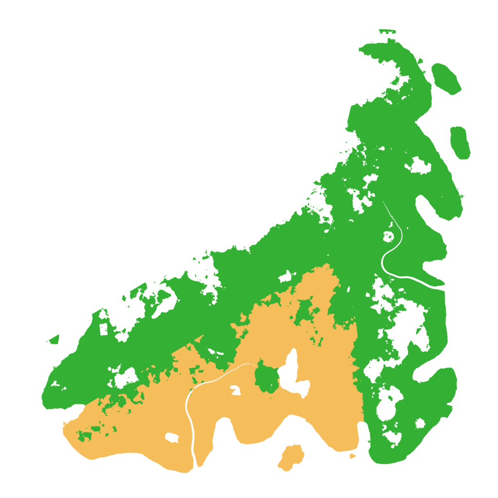 Biome Rust Map: Procedural Map, Size: 4500, Seed: 1324466695