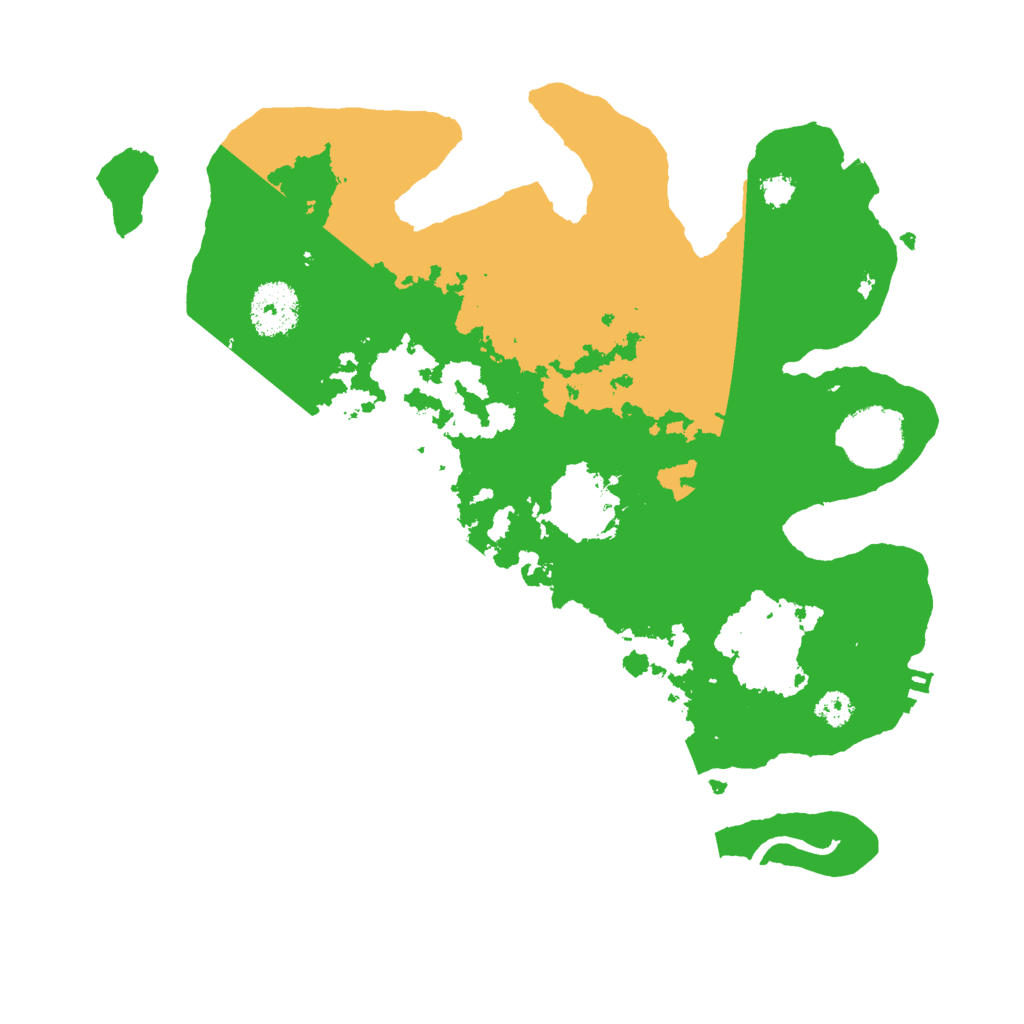 Biome Rust Map: Procedural Map, Size: 3000, Seed: 929557081