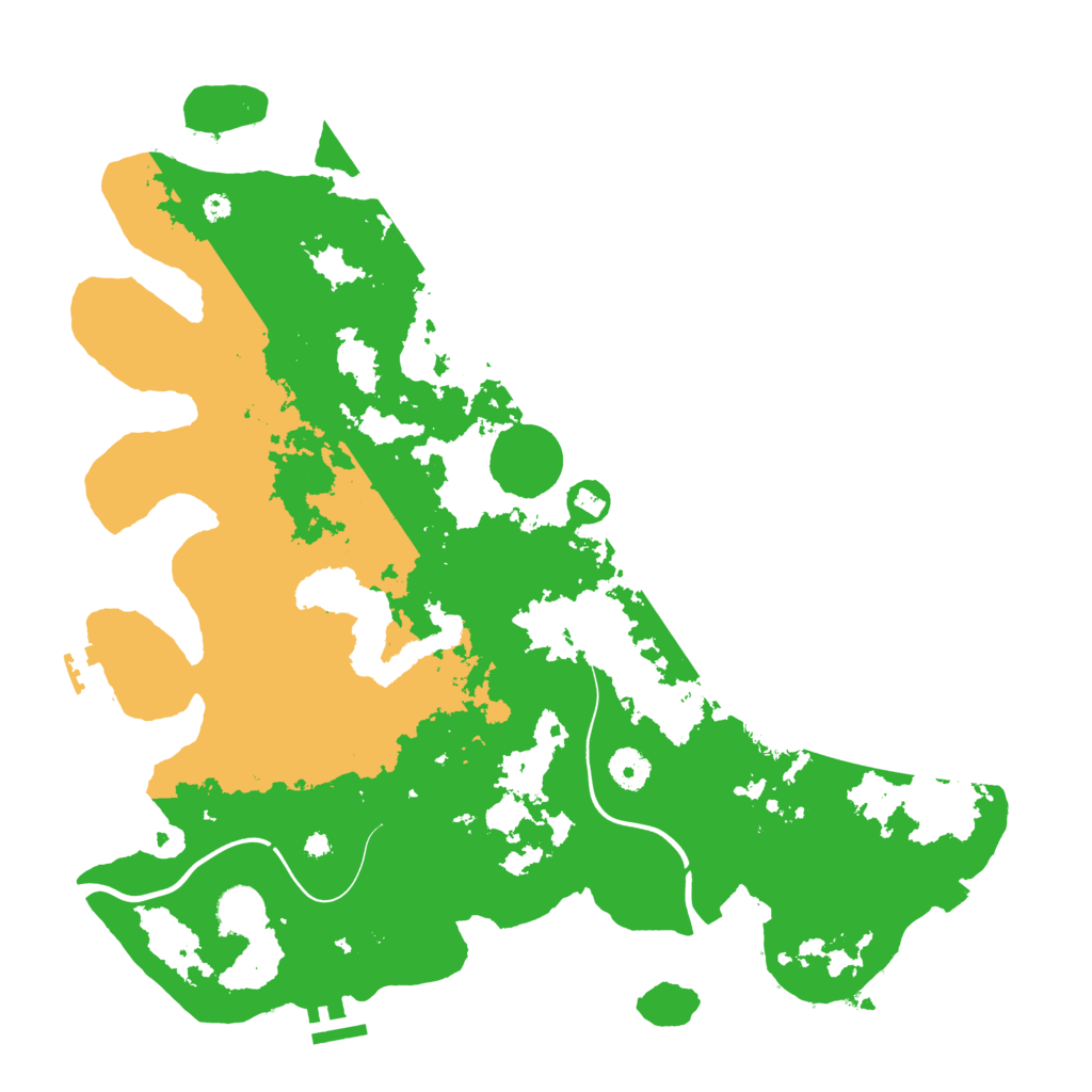Biome Rust Map: Procedural Map, Size: 4000, Seed: 20230722