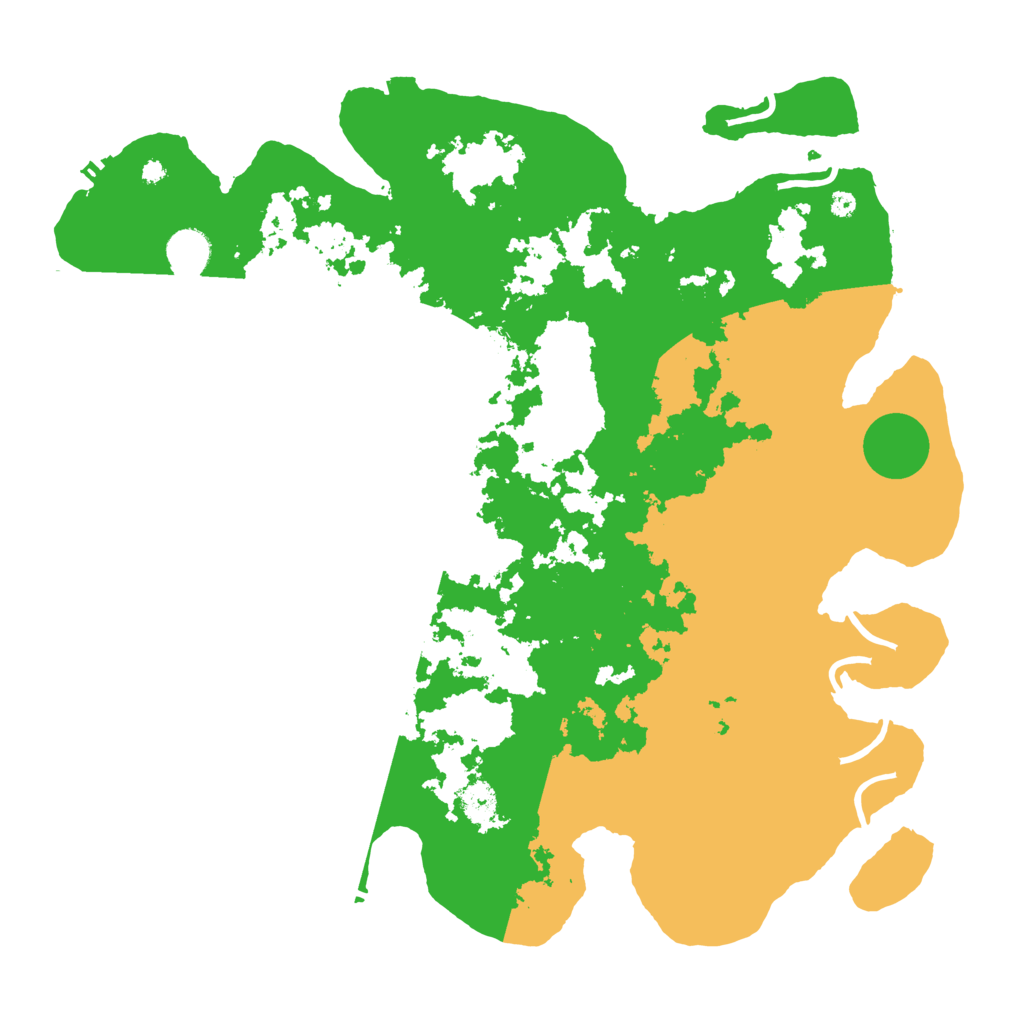 Biome Rust Map: Procedural Map, Size: 4100, Seed: 65723504