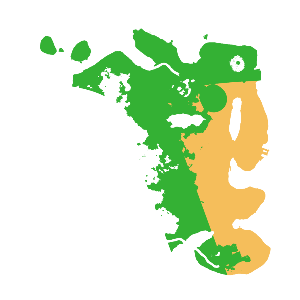 Biome Rust Map: Procedural Map, Size: 3000, Seed: 1688303413