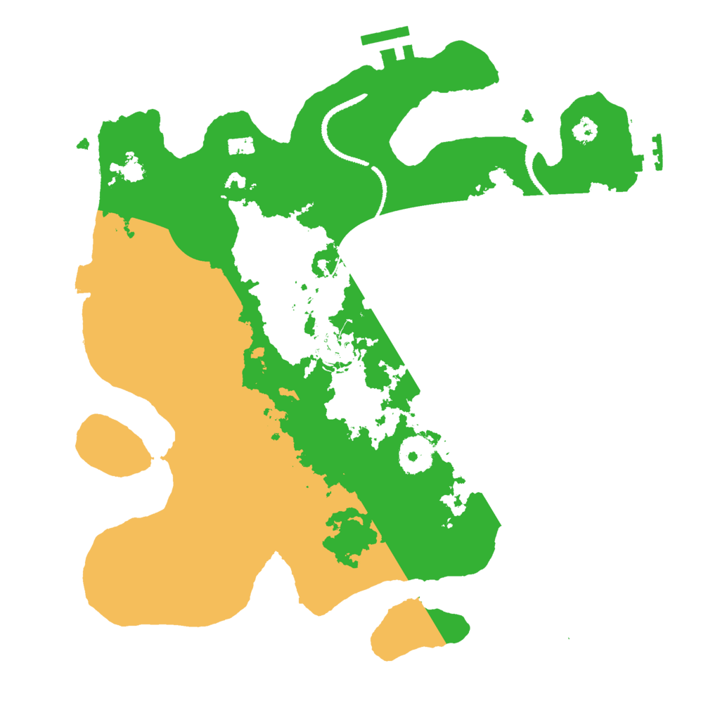 Biome Rust Map: Procedural Map, Size: 3000, Seed: 1174221401