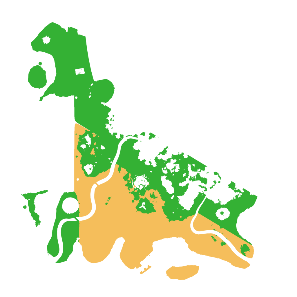 Biome Rust Map: Procedural Map, Size: 3500, Seed: 787886935